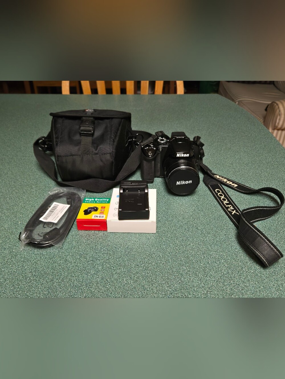 Nikon Coolpix P500 camera, black